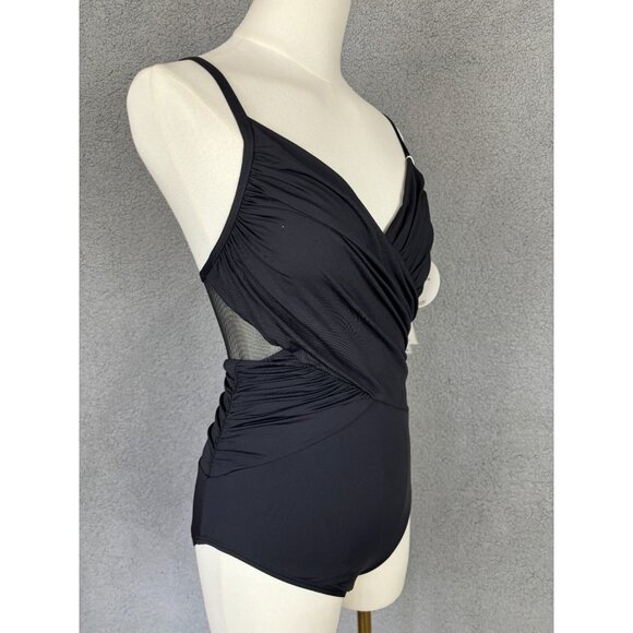 Coco Reef Women's Contours Sterling Bra-Sized One-Piece Black 8-32 (C-D) NWT's. - Picture 3 of 8